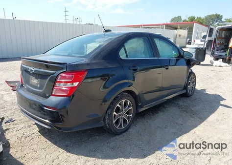 2018 Chevrolet Sonic Lt Auto from USA, damaged, VIN 1G1JD5SH6J4123295